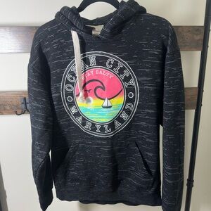 Ocean City Maryland Black Hoodie